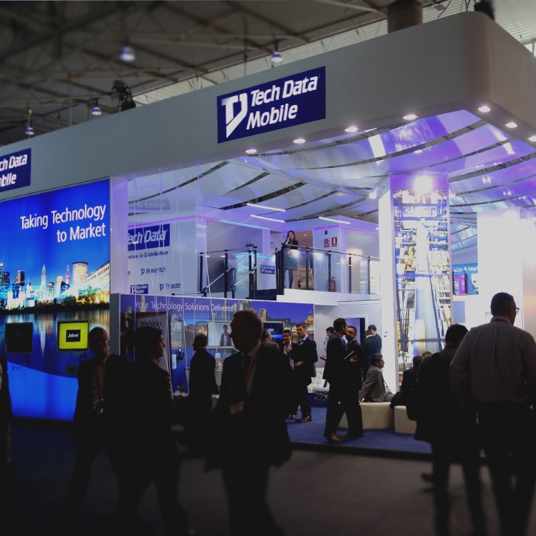 MWC Exhibition Stand Design for Tech Data Mobile - FMI Agency
